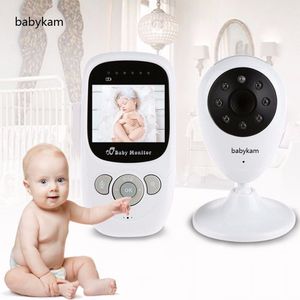 Babyfoon Radio Nanny Baby Alarm 2.4 Inch Lcd Ir Nachtlampje Vision Intercom Slaapliedjes Temperatuursensor Zoom