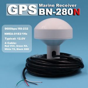 12V Marine navigatie 4 Kabel: Rood VCC, Groen RX, Wit TX, zwart GND navigatie 10m GNSS M8030-KT GPS GLONASS Ontvanger BN-280N