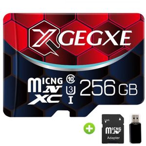XGEGXE MicroSD 64GB 128GB 256GB Geheugenkaart Micro Sd-kaart 95 MB/s C10 TF Card Flash Drive voor Smartphone