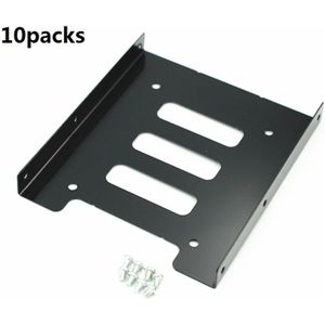 Eunaimee 10 packs Zwart 2.5 ""SSD 3.5"" Bay Hard Drive HDD Montage Dock Lade Beugel Adapter