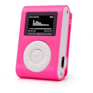 HIPERDEAL MP3 Mini Music Media Clip Speler Draagbare Lcd-scherm USB Ondersteuning Micro SD TF Card Walkman Lettore d30 Jan9