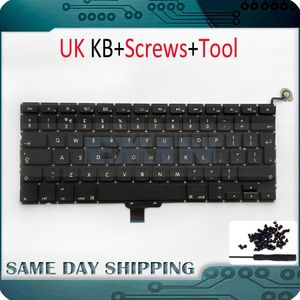 OEM Laptop A1278 UK Keyboard voor Macbook Pro 13 "A1278 Toetsenbord UK Engels + Schroeven Set Jaar