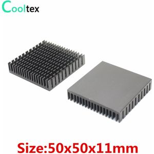 (Speciale aanbieding) 2 stks/partij 50x50x11mm Aluminium HeatSink Koellichaam radiator voor elektronische Chip LED RAM COOLER cooling