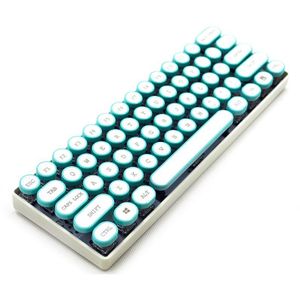 104-Key Retro Stoom Punk Schrijfmachine PBT Backlight Keycap ANSI Layout Key Caps voor Cherry MX Mechanische Gaming Toetsenbord