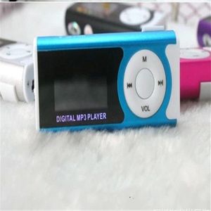 Mini USB Clip Lcd-scherm MP3 Speler Media Player Ondersteuning 16GB Externa Micro SD