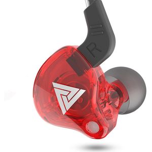 QKZ AK6 106dB 1.2m Hoge Fidelity Draad Oortelefoon Universele 3.5mm Sport In-Ear HiFi Geluid Oortelefoon voor Telefoons Tablet duurzaam lijn