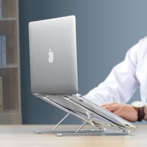 Laptop Stand Draagbare 8 Hoogtes Verstelbare Aluminium Desktop Geventileerde Koeling Houder Vouwen Ultra Voor Macbook Hp 13 15 17 Inch