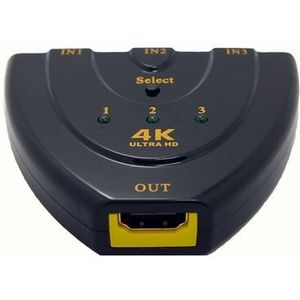 JCKEL HDMI 3 Poorten Splitter 4 k HDR Switcher Box Video Selector Mini Switch Hub Adapter voor DVD HDTV Xbox PS3 PS4 STB Projector