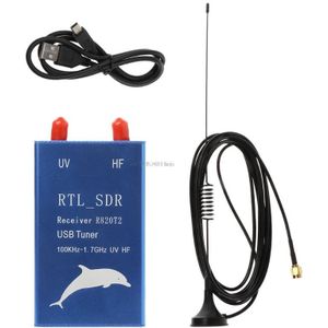 RTL2832U + R820T2 100 KHz-1.7 GHz UHF VHF HF RTL. SDR USB Tuner Ontvanger AM FM Radio