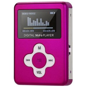 Komende Mooie USB Mini MP3 Speler Lcd-scherm Ondersteuning 32GB Micro SD TF Card walkman mp3 speler mini