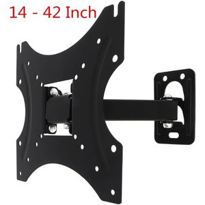 35Kg Verstelbare Tv Muurbeugel Flat Panel Tv Frame Ondersteuning 15 Graden Tilt Voor 14 - 42 Inch lcd Led Monitor Platte Pan