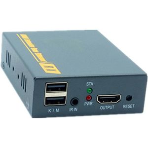 IP Netwerk HDMI USB Toetsenbord Muis KVM Extender 120m Over TCP IP 1080P HDMI KVM IR extender Via RJ45 Cat5e/6 Kabel