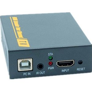 IP Netwerk HDMI USB Toetsenbord Muis KVM Extender 120m Over TCP IP 1080P HDMI KVM IR extender Via RJ45 Cat5e/6 Kabel