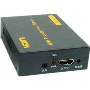 IP Netwerk HDMI USB Toetsenbord Muis KVM Extender 120m Over TCP IP 1080P HDMI KVM IR extender Via RJ45 Cat5e/6 Kabel