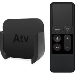 Voor Apple TV Afstandsbediening Wall Mount Beugels Stand met Siliconen Siri Afstandsbediening Bescherming Case voor Apple TV 4th 4 k