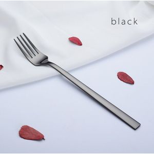 IRONX Koreaanse diner Vork Kleurrijke rvs lange handvat vorken bestek 8.26 inch 1 PCS