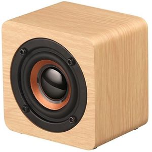 Q1 4.2 Draagbare Draadloze Bluetooth Speaker Houten Speaker Subwoofer Muziek Sound Box Voor Mobilephone/Pc