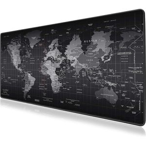 Grote Gaming Muismat Gamer Wereldkaart Mousepad Anti-Slip Mause Pad Bureau Mat Grote Computer Muis Mat game Toetsenbord Pad