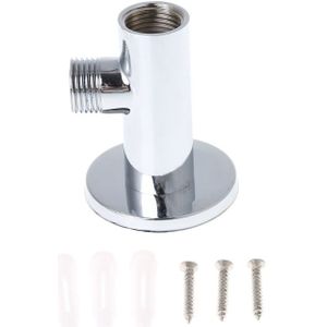 Chrome Douche Arm Flens Houder Messing Slang Connector Muur Zuignap Wall Mount W310