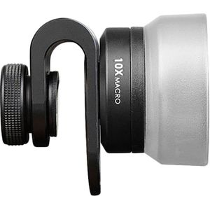 Pholes 4K Hd 25Mm 10X Macro Pro Lens Mobiele Mobiele Telefoon Foto Camera Universele Clip