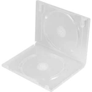 6Pcs Plastic Dvd Case Draagbare Cd Opbergbox Cd Pakket Case Duurzaam Dvd Box Voor Home Cinema Winkel (willekeurige)