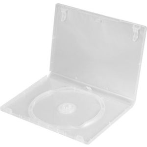 6Pcs Plastic Dvd Case Draagbare Cd Opbergbox Cd Pakket Case Duurzaam Dvd Box Voor Home Cinema Winkel (willekeurige)