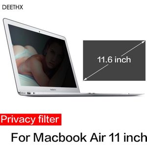 HUISDIER Privacy Filter Schermen Beschermende film voor Apple MacBook Air 11 inch laptop Model A1465 A1370 (257mm * 145mm)