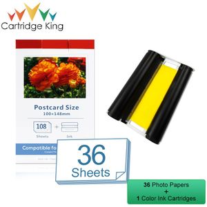 36 Vel Fotopapier KP-108IN 6 Inch Inkt Cartridge Voor Canon Selphy Kleur Inkt Papier Set Printer CP1200 CP1300 CP910 CP900