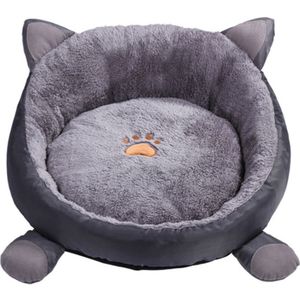 Katoen Kat Bed Huis Voor Katten Winter Warm Kat Mat Bedden Ronde Kat Kussen Bed Voor Kleine Hond Katten Bedden kat Matten