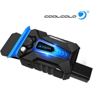 COOLCOLD Draagbare Notebook Laptop Cooler USB Air Externe Extraheren Cooling Pad Fan voor Laptop Speed Verstelbare voor 15-17 inch