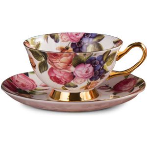 Royal Klassieke Bone China Porselein Thee Cup Sets Engels Theekopje En Schotel Xicaras Miniatuur Kop En Schotel II50BYD