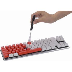 Toetsenbord Sleutel Keycap Puller Remover Puller Plastic Handvat Stalen Pull Voor Toetsenbord Lossen Dust Cleaner Aid Nietje Remover