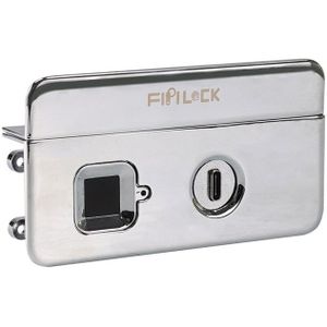 Fipilock Mini Stofdicht Vingerafdruk Smart Lock Anti-Diefstal Biometrische Rugzak Slot Met Sleutel Vingerafdruk Hangslot