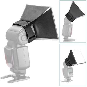Universal Opvouwbaar Flash Softbox Diffuser Camera Foto Speedlight Soft Box Kit Tool voor Nikon Canon