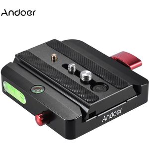 Andoer Rapid Connect Adapter Met Quick Release Schuifplaat Voor Manfrotto Statief 577 Vervanging