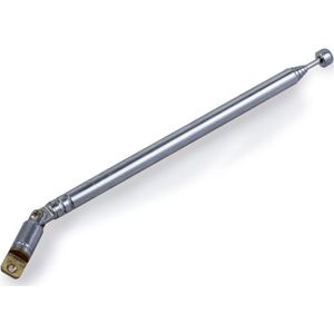 Wholesale5pcs * Vervanging 49Cm 19.3 ""6 Secties Telescopische Antenne Antenne Voor Radio Tv