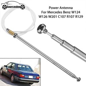 Autoleader Rvs Vermogen Antenne Antennes Am Fm Radio Mast Cord Voor Mercedes-Benz W124 W126 W201 C107 R107 tand Kern