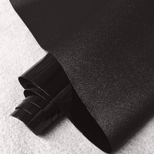 600x2000mm Zwart Window Films Statische Cling Privacy Window Film Geen Lijm Frosted Blackout Glas Films voor Windows licht Blokkeren
