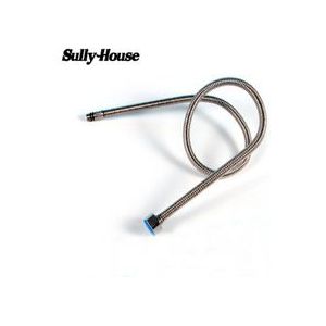 Sully Huis Rvs Kraan water weaved gegolfd sanitair slang, heater flexibele verbinding pijpen 1/2 &#39;&#39;Standard Interface