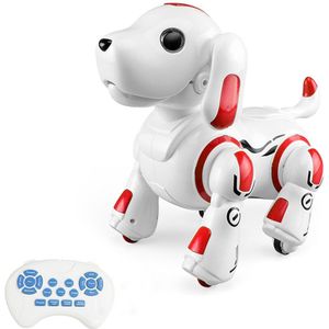 Afstandsbediening Programmeren Robot Hond Robotic Hond Smart Robot Puppy Voor Kinderen Educatief Speelgoed - Glock Gen.2 Rood/Blauw