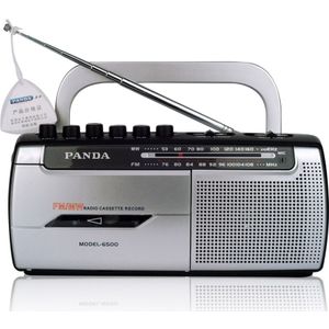 Panda 6500 Fm Radio Tape Opname Learning Engels Is Eenvoudig Te Bedienen Recorder
