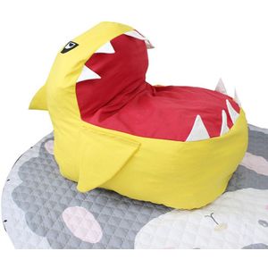 Knuffeldier Speelgoed Opslag Bean Bag Shark Vorm Kind Speelgoed Organisator Stoel Home Decoratie Meubels