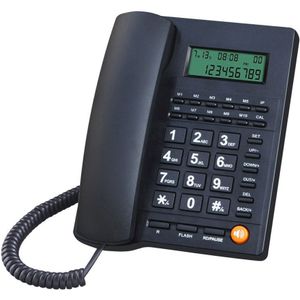 Snoer Caller Id Telefoon Met Luidspreker Voor Thuis En Kantoor Bedrade Vaste Telefoon Set Eenvoudige Analoge Desktop Telefoons