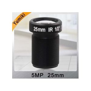 Yumiki HD 5.0 Megapixel 25mm CCTV Lens 1/2 ""Voor HD CCTV Camera Lens F2.4 M12 Mount Vaste Iris lange Kijkafstand Tot 50 m