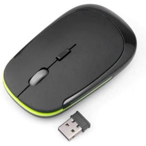 2.4 Ghz Draadloze Muis Ultra Slim Optical Wireless Mouse Muizen Usb-ontvanger 1600 Dpi Gaming Mouse Voor Pc Laptop Universele