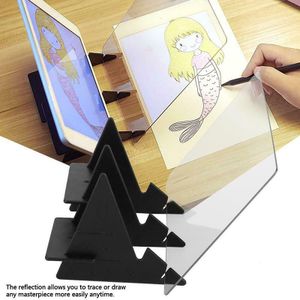 Thuis Type Tracking Projectie Optische Tekenbord Sketch Spiegel Facing Kopie Tafel Licht Image Board Met Mobiele Telefoon Beugel