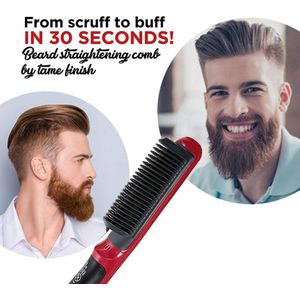 Haar Kam Borstel Multifunctionele Quick Baard Stijltang Curling Curler Tonen Cap Mannen Beauty Hair Styling Tool