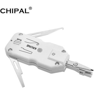 Chipal Krone Punch Down Tool Kit Met Sensor Voor Ethernet Lan Netwerk Cat5 RJ45 Telecom Telefoon Draad RJ11 Kabel netwerk Tool