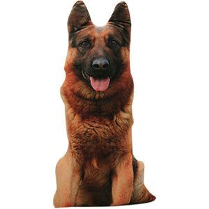 Innovatieve 50 cm 3D Knuffel Gesimuleerde Hond Vorm Kussen Kussen