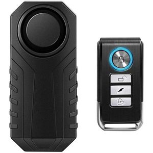 113DB Draadloze Anti-Diefstal Trillingen Motorfiets Fiets Alarm Waterdichte Beveiliging Cycling Bike Alarm Met Afstandsbediening
